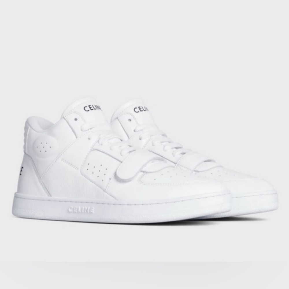 Celine White Leather High-Tops